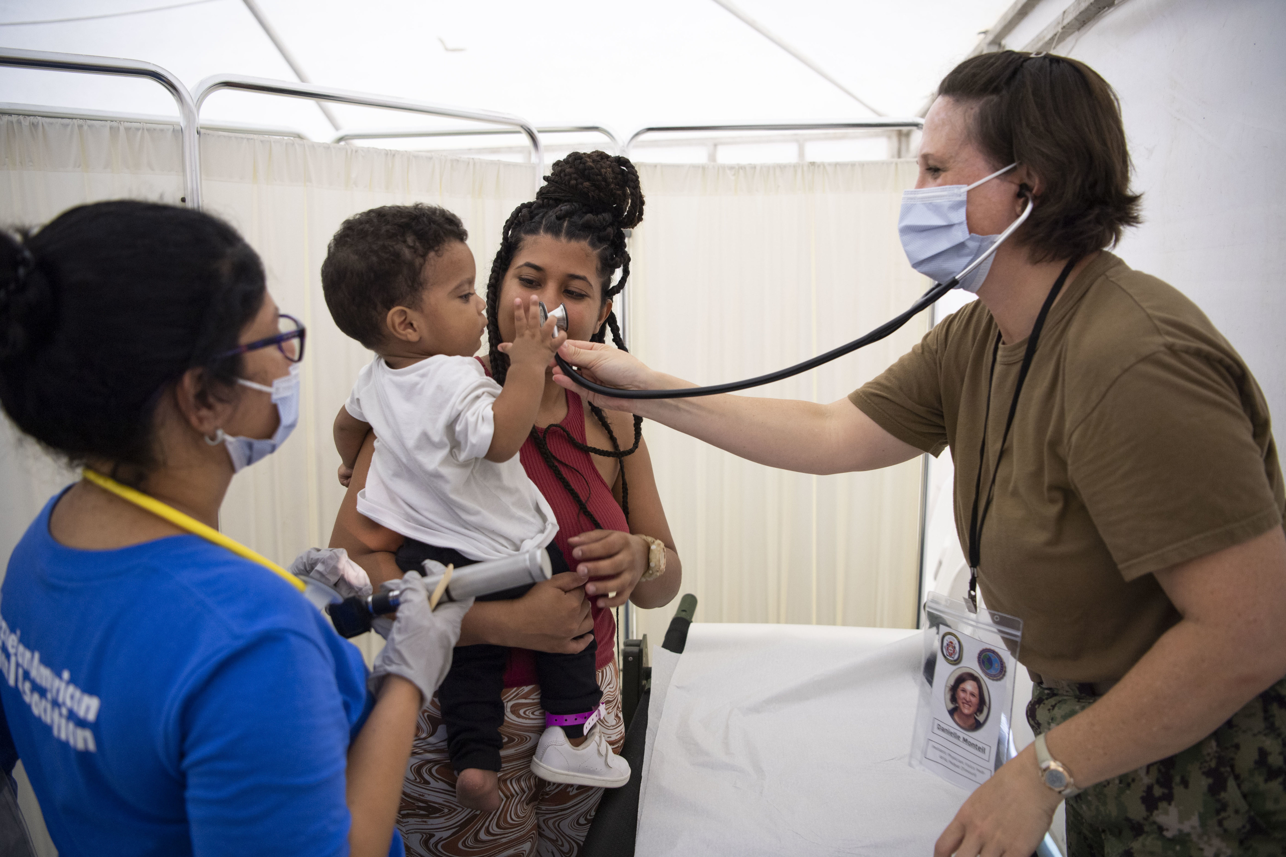 Chesapeake native conducts medical exams during Continuing Promise 2022. Chesapeake native conducts medical exams during Continuing Promise 2022.